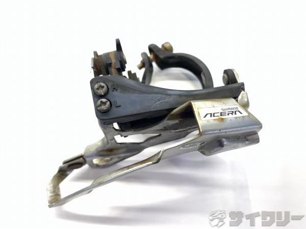 フロントディレイラー FD-M390 ACERA 3s 34.9mm ※錆あり