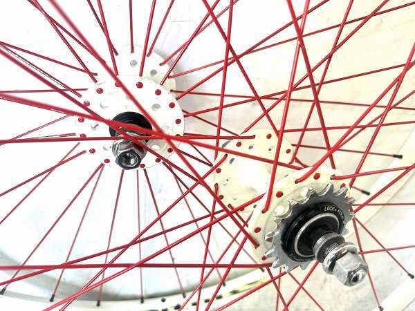 ピストホイールセット 100/120mm 32H 700C