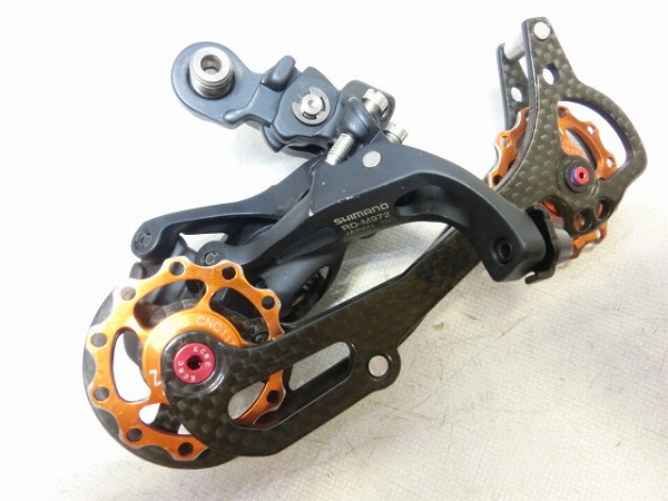 リアディレイラー XTR RD-M972 9s ※プーリーカスタム