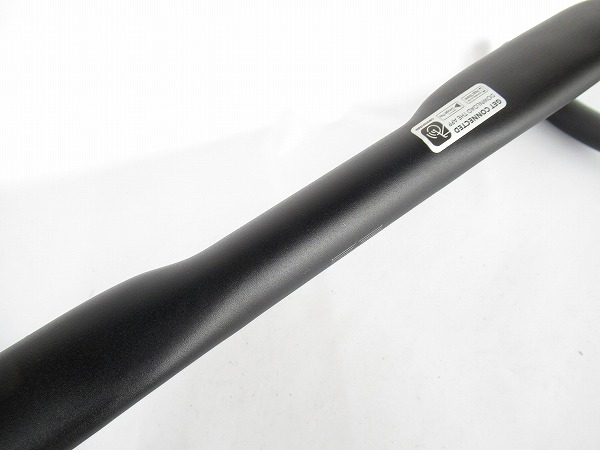 ドロップハンドル　ブラック　31.8mm/490mm（芯芯/エンド部）