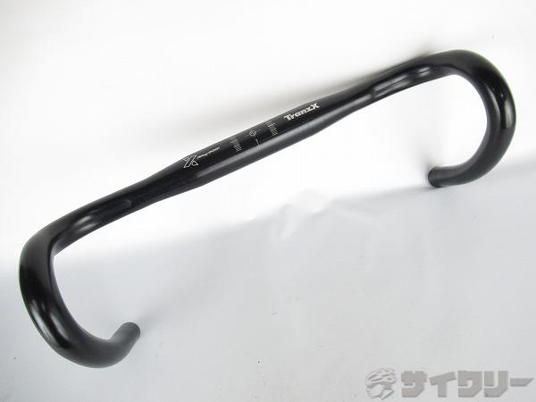 ドロップハンドル　ブラック　31.8mm/400mm（芯芯/エンド部）