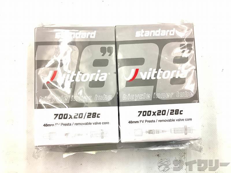 チューブ 700x20/28c 仏式　48mm　2本セット