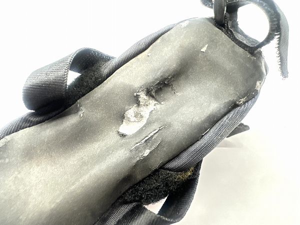 サドルバッグ ブラック 劣化あり