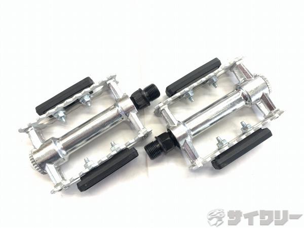 フラットペダル シルバー