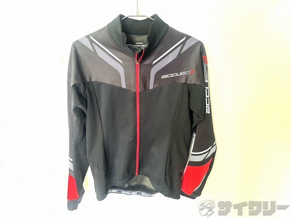 フルジップ長袖ジャージ ACCU3CR XL(ASIA) 裏起毛