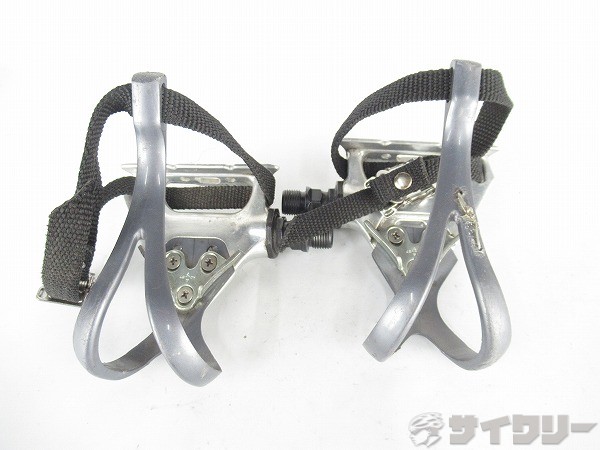 ペダル　PD-A550　トゥクリップ＆ストラップ付（一部破損）