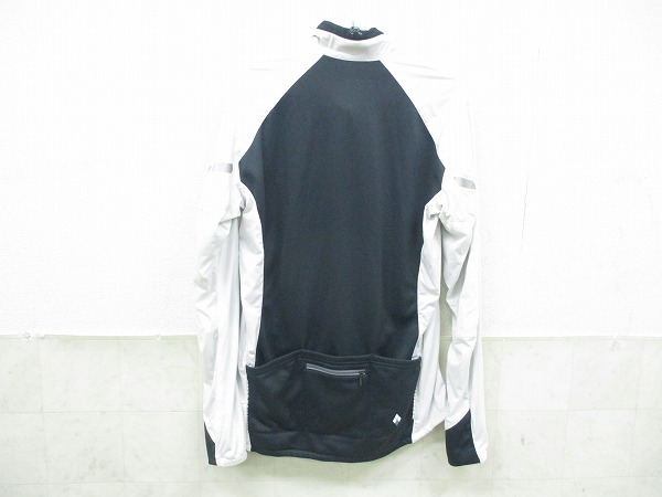 長袖フルジップジャケット XL ホワイト