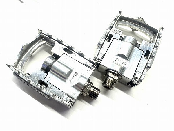 折り畳みフラットペダル FD-7 シルバー
