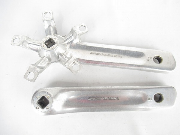 ダブル用クランクアーム　CK-C200　シルバー　165mm　スクエア