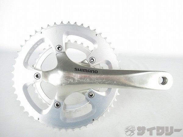 クランク　FC-R600　シルバー　165mm　50/34T　ホローテックⅡ対応
