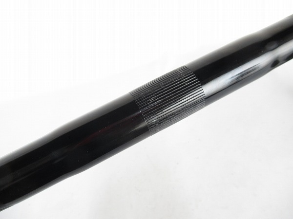 ドロップハンドル　ブラック　25.4mm/400mm（芯芯/エンド部）