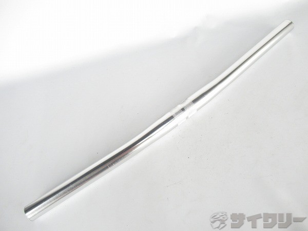 フラットバーハンドル　シルバー　25.4mm/495mm　※カット済