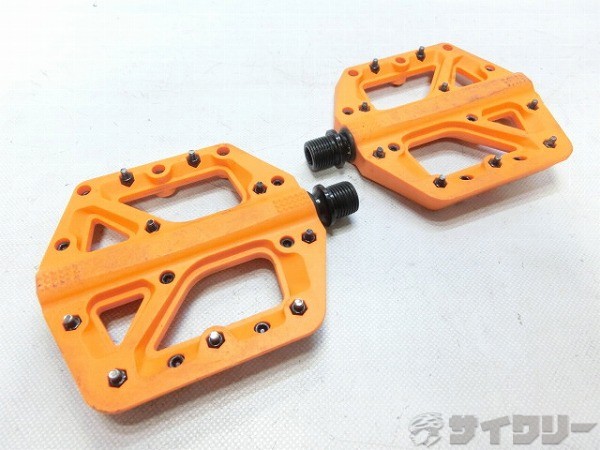 フラットペダル STAMP1 オレンジ