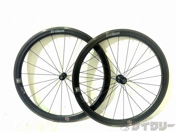 カーボンホイールセット ATTA-C451-RD シマノフリー11s ※リアジャンク