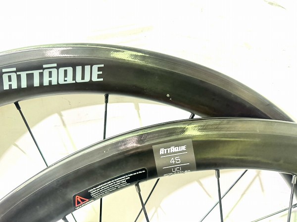 カーボンホイールセット ATTA-C451-RD シマノフリー11s ※リアジャンク