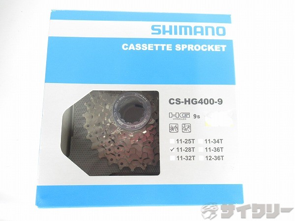 スプロケット　CS-HG400-9　9s対応　11-28T