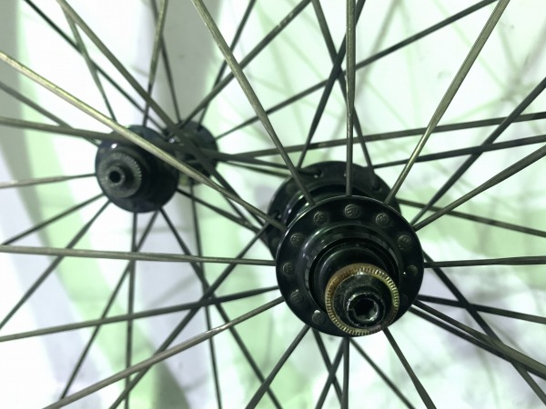 カーボンホイールセット リムハイト50mm シマノ11s ※注意あり