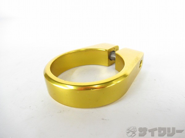 シートクランプ　ボルトタイプ　ゴールド　実測内径：34.9mm