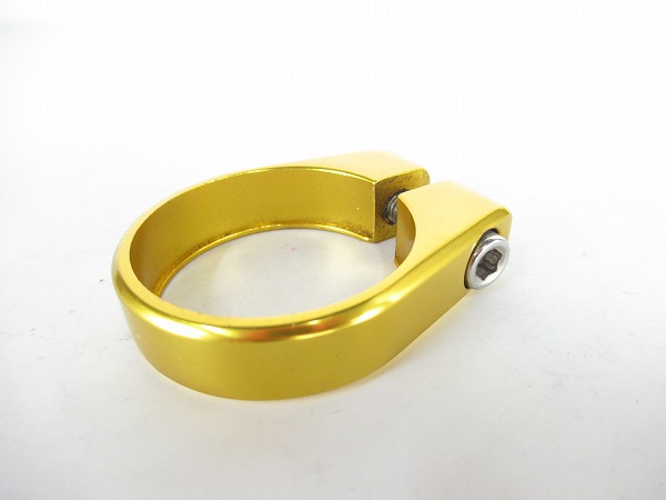 シートクランプ　ボルトタイプ　ゴールド　実測内径：34.9mm