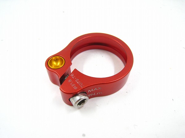 シートクランプ ROAD LITE 31.8mm レッド
