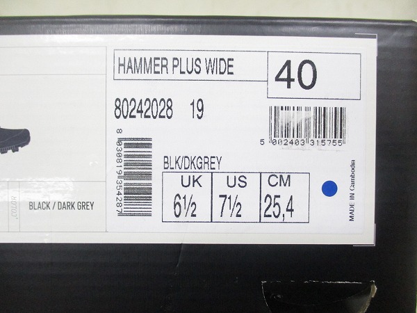 ビンディングシューズ HAMMER PLUS WIDE 40(25.4cm)
