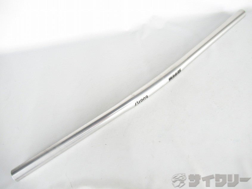 フラットバーハンドル　STRONG　シルバー　25.4mm/578mm　※カット済