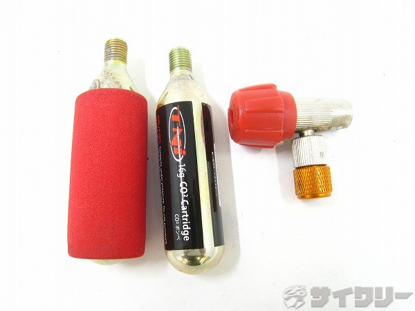 CO2インフレーター 仏/米式 ボンベ2本