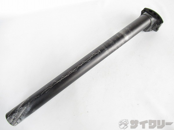 シートポスト　C4　ブラック　27.2mm/350mm