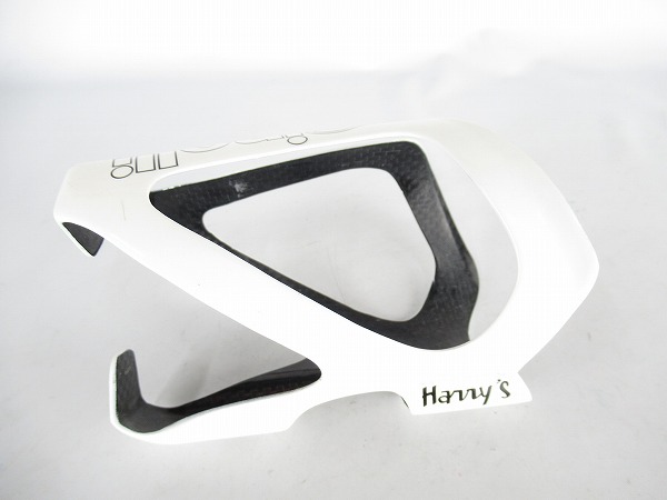 カーボンボトルケージ　HARRYS ホワイト