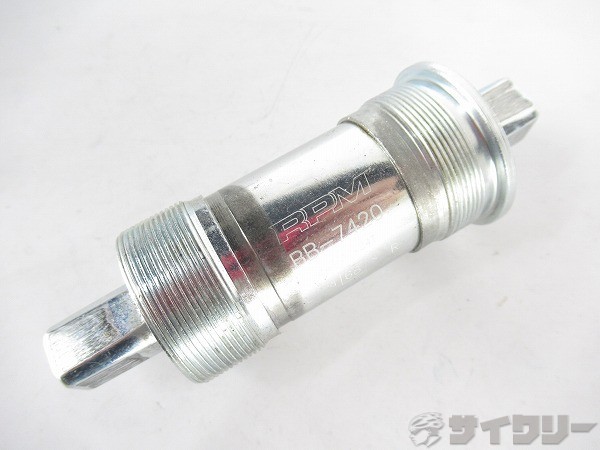 ボトムブラケット　JIS/68mm　スクエア　軸長：110.5mm