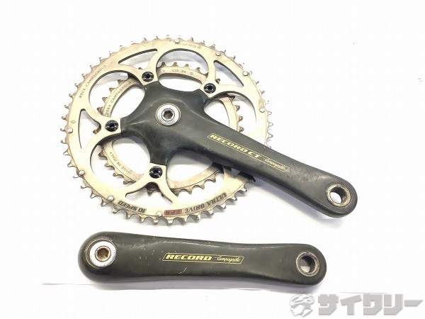 クランクセット RECORD CT 170mm 50/36T 日焼けあり