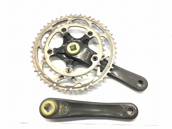 クランクセット RECORD CT 170mm 50/36T 日焼けあり