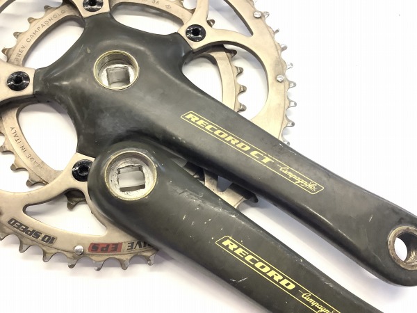 クランクセット RECORD CT 170mm 50/36T 日焼けあり