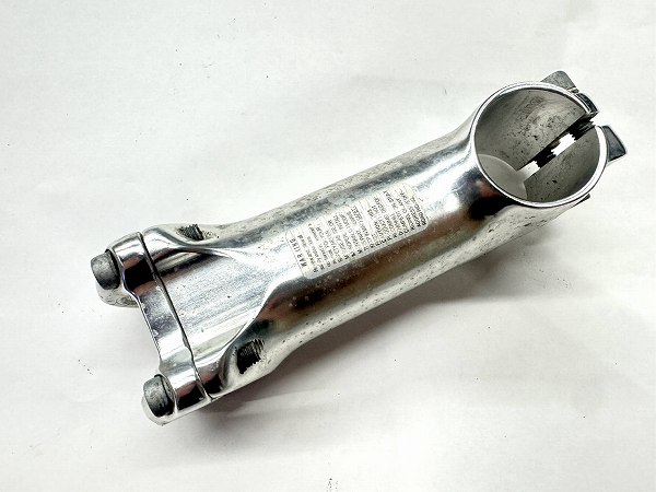 アヘッドステム 100/25.4/28.6mm シルバー 削れあり