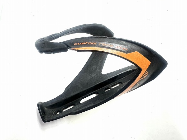 ボトルケージ CUSTOM RACE SKIN ブラック/オレンジ べたつきあり