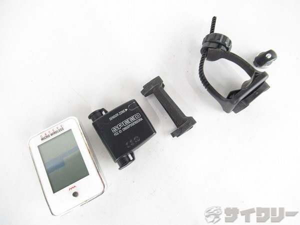 サイクルコンピューター　CC-MC200W　ワイヤレス　ホワイト