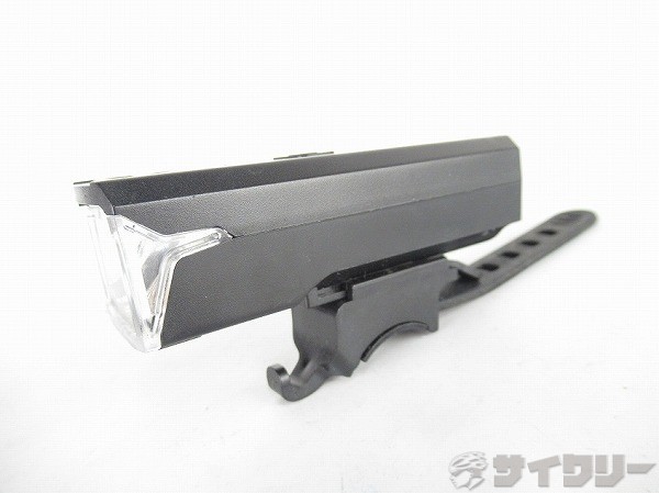 フロントライト　ブラック　USB充電タイプ　※欠品有