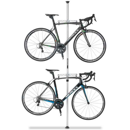 ストレージスタンド バイクタワー5　2台掛け用　突張タイプ 