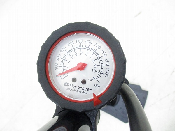 アルミ製フロアポンプ BFP-04AGA3-B ブラック