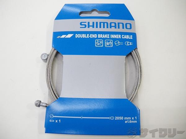 両エンド鉄ブレーキインナーケーブル　1.6x2050mm